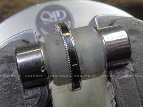 ブルートパーズで３種類デザインのリング